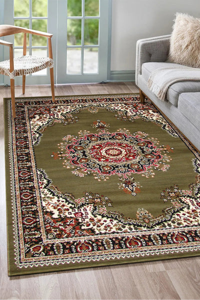 Gino Traditional Rug - 126 Green