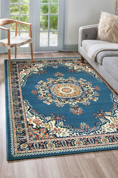 Gino Traditional Rug - 120 Blue