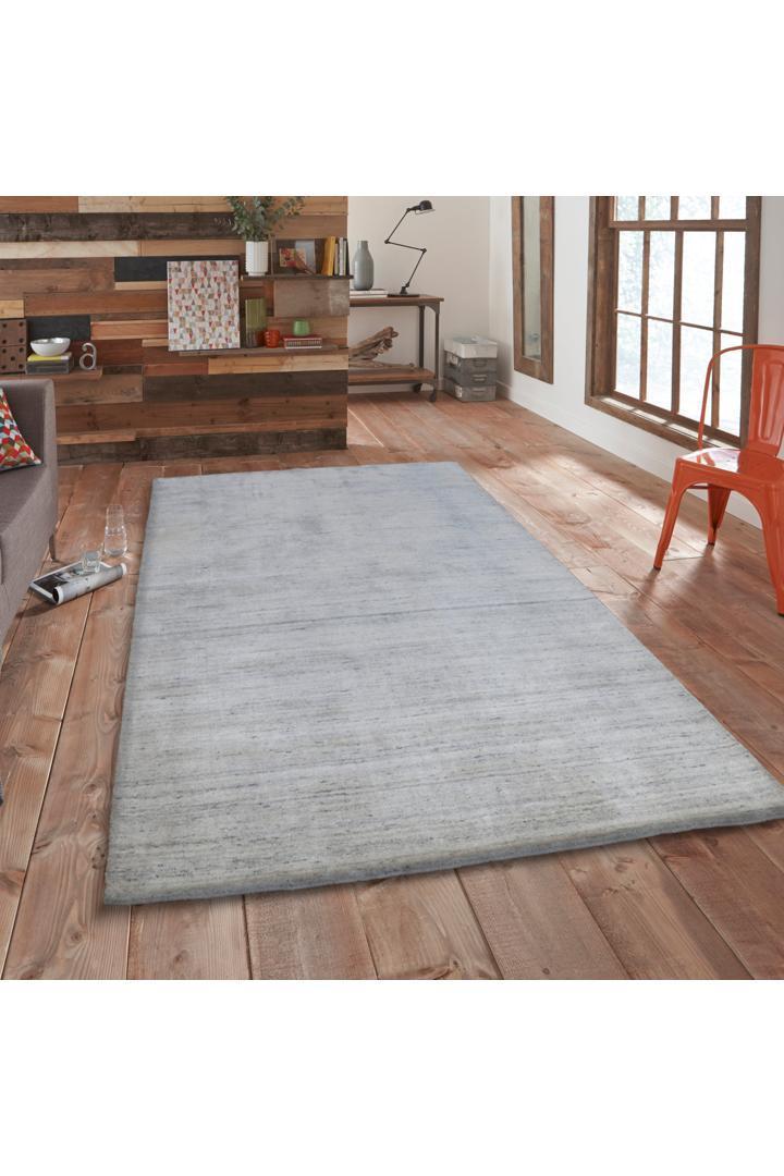 Hamilton Plain Wool Rug - 103 Grey