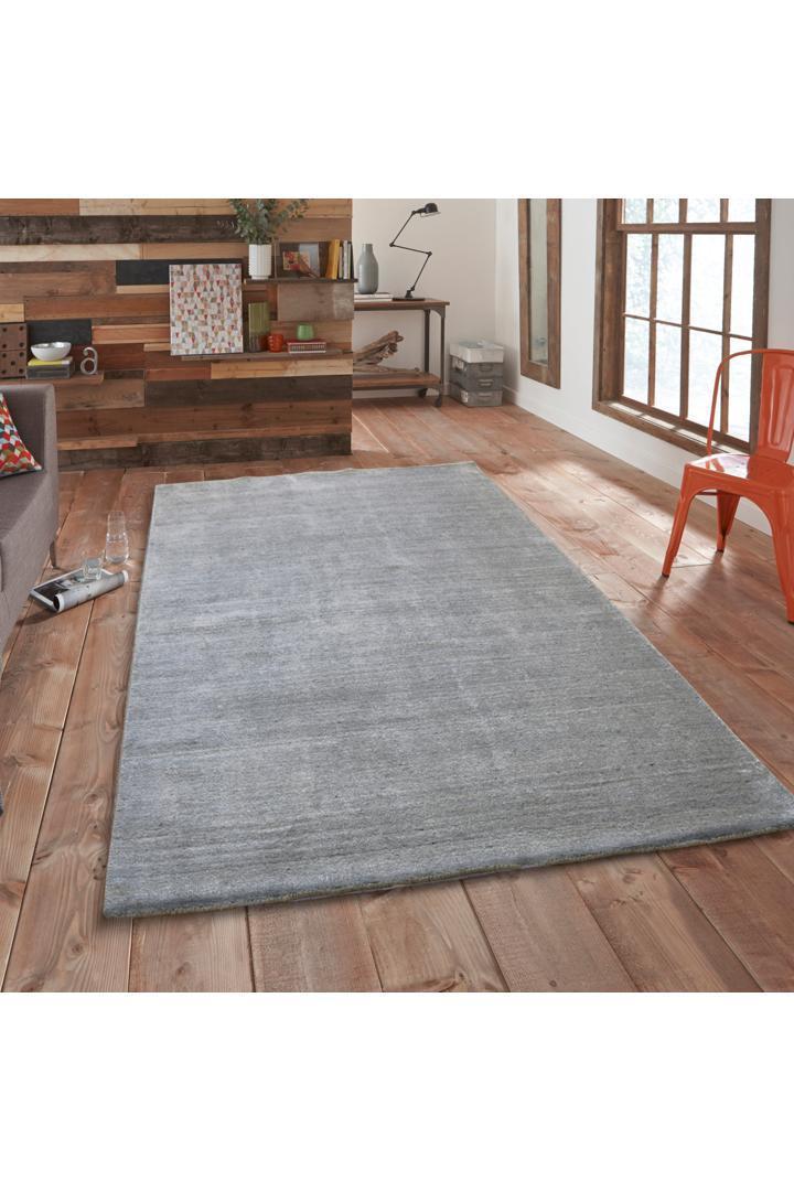 Hamilton Plain Wool Rug - 105 white