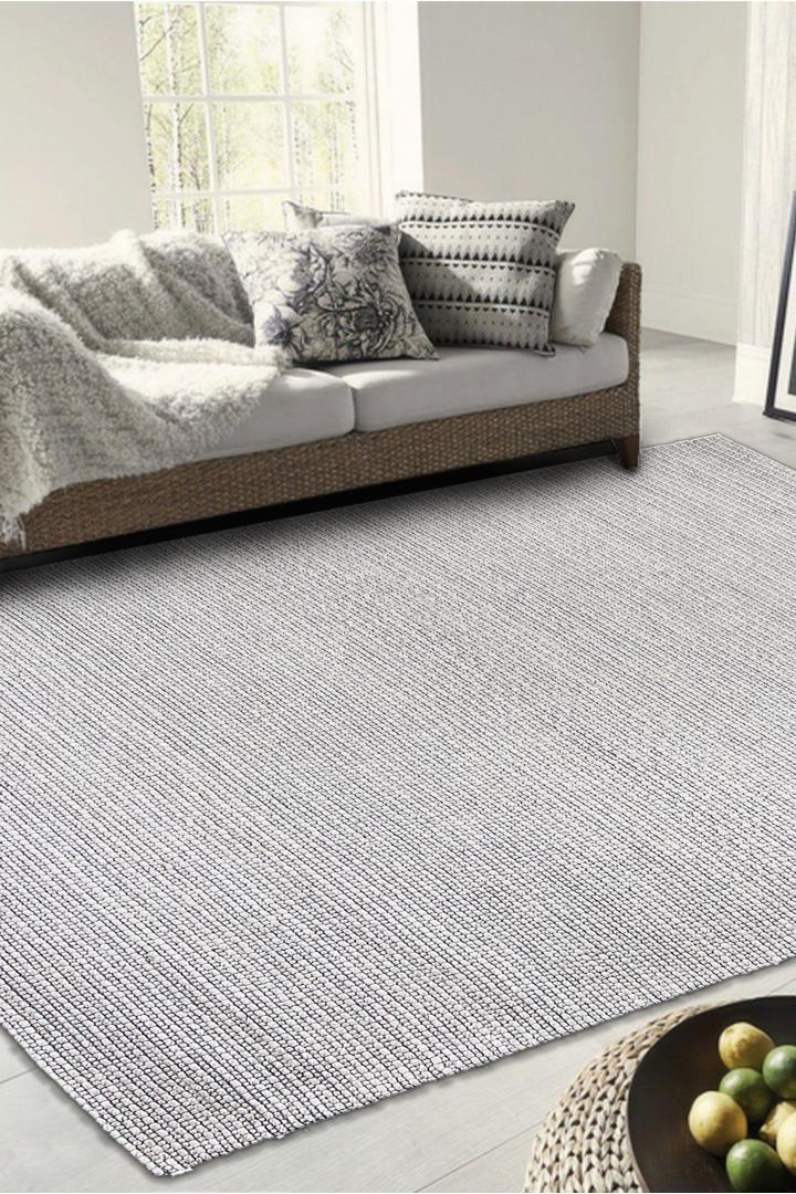 Hampton Handwoven Rug - 117 Grey