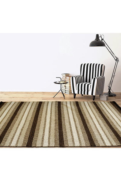 Hampton Handwoven Rug - 102 Brown