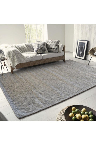 Hampton Handwoven Rug - 107 Grey