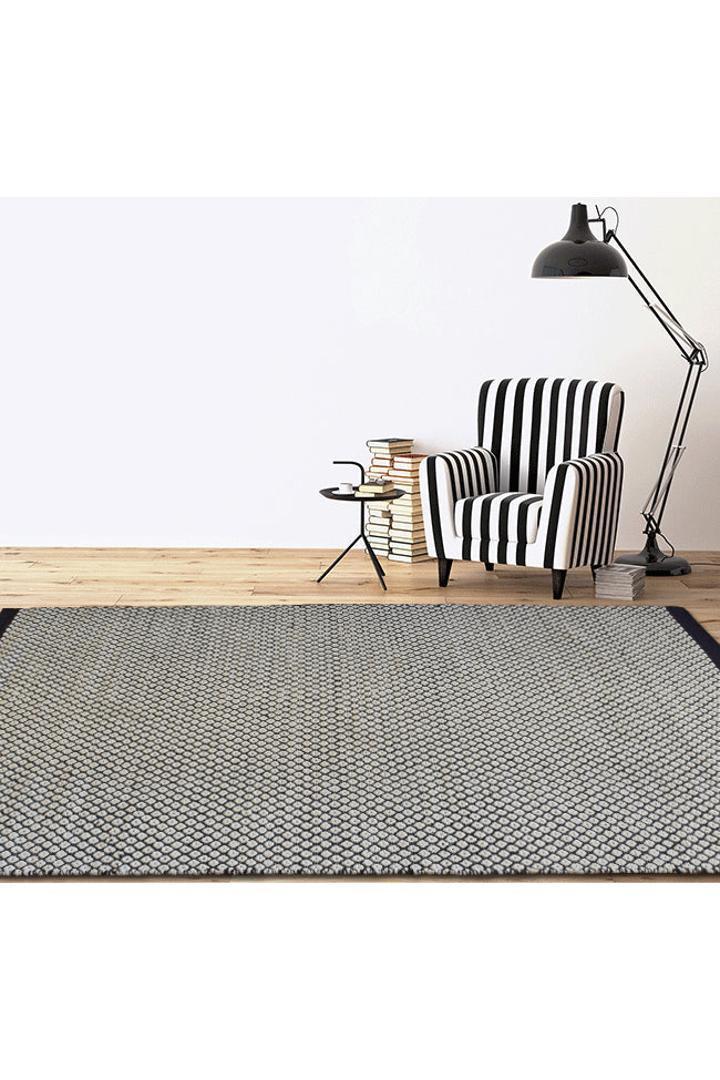 Hampton Handwoven Rug - 103 Grey