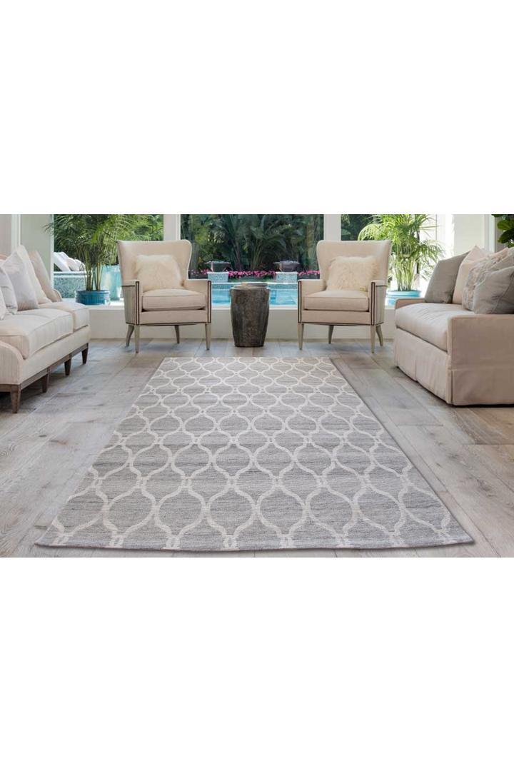 Hampton Handwoven Rug - 114 Grey