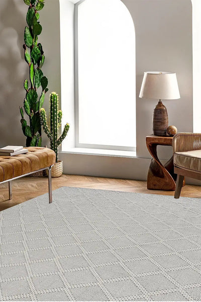 Hampton Handwoven Rug - 112 Cream