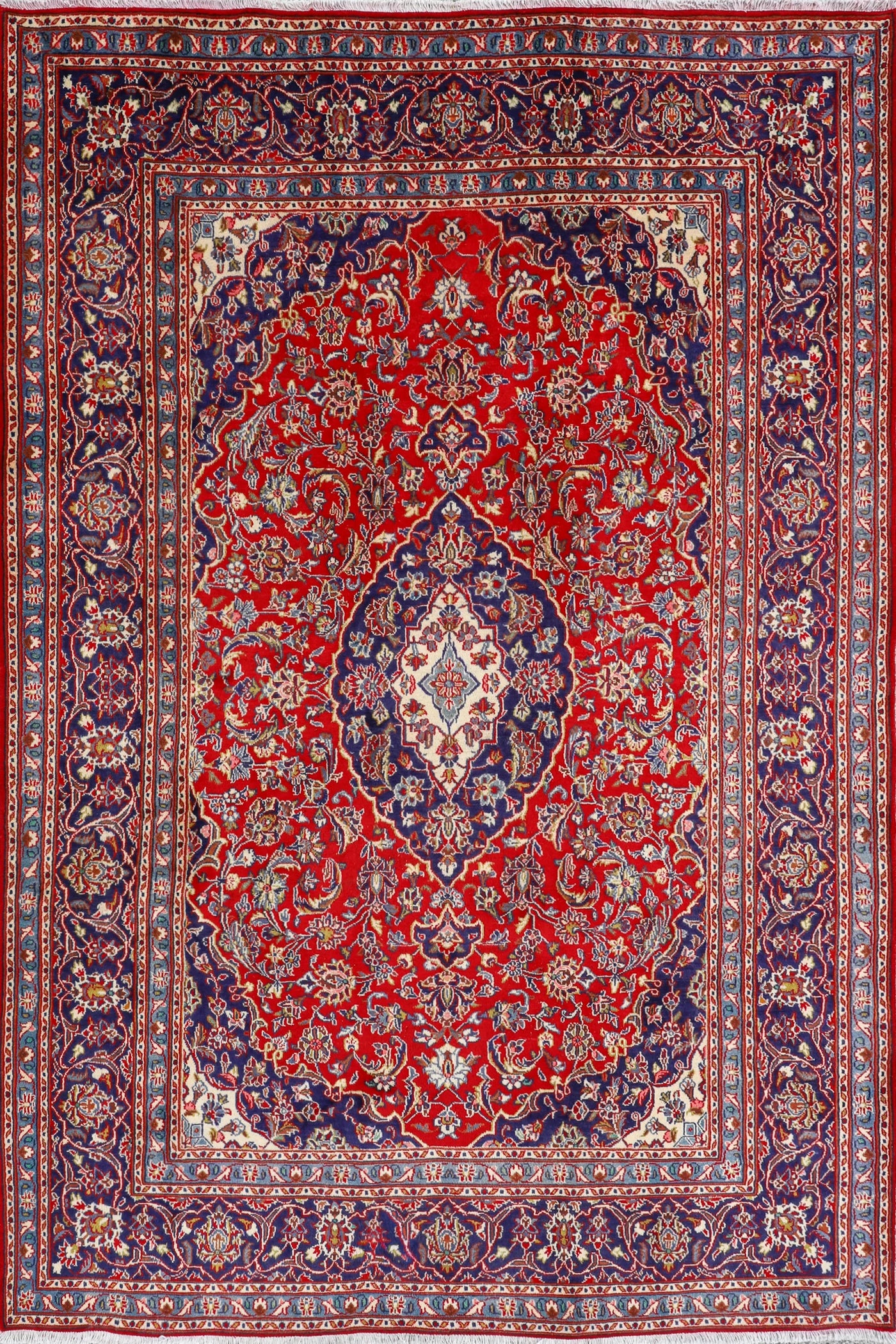 Kashan Hand Knotted Rug 286x197cm