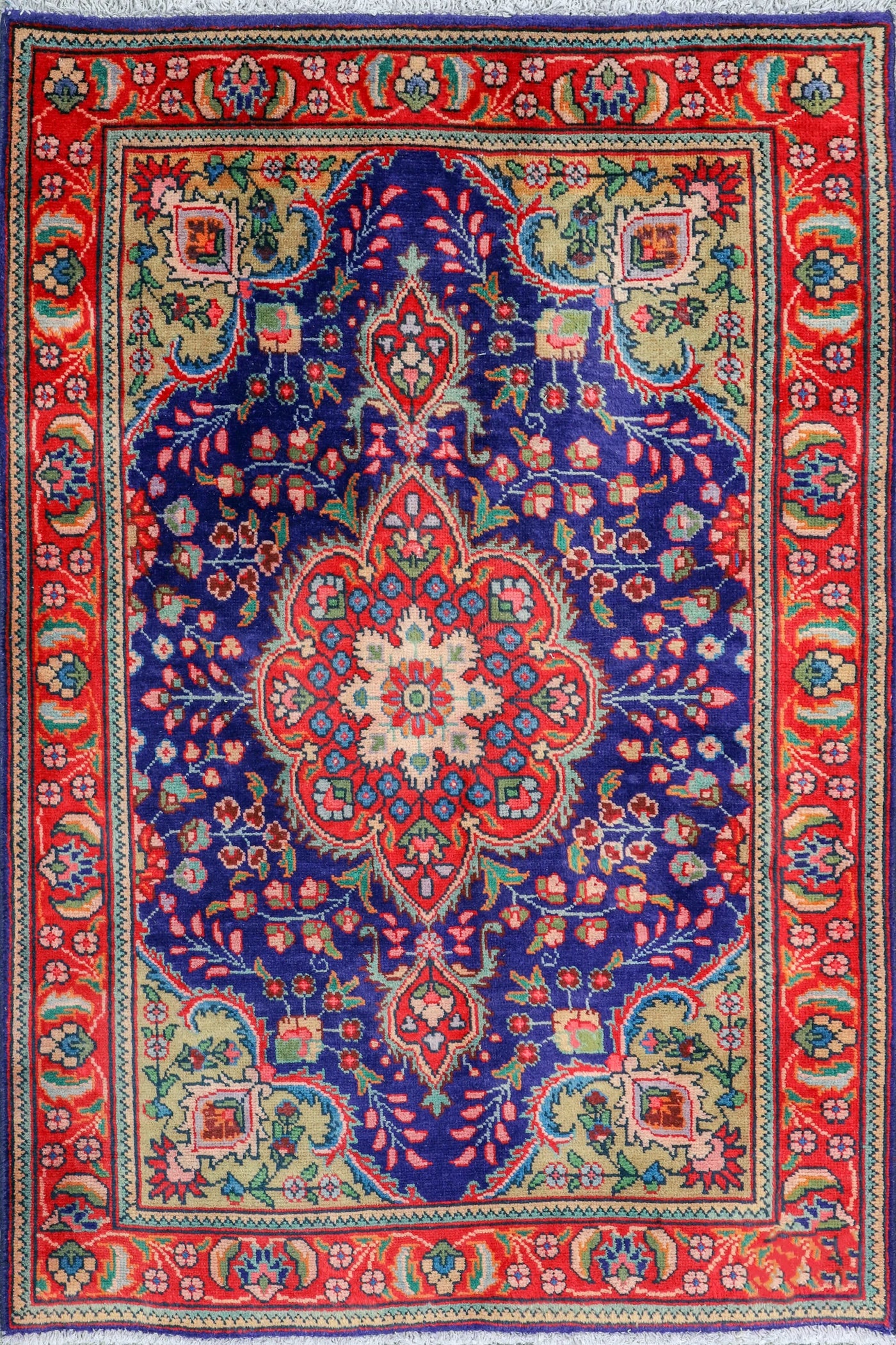 Tabriz Mehdi Wool Hand Knotted 100x152 cm