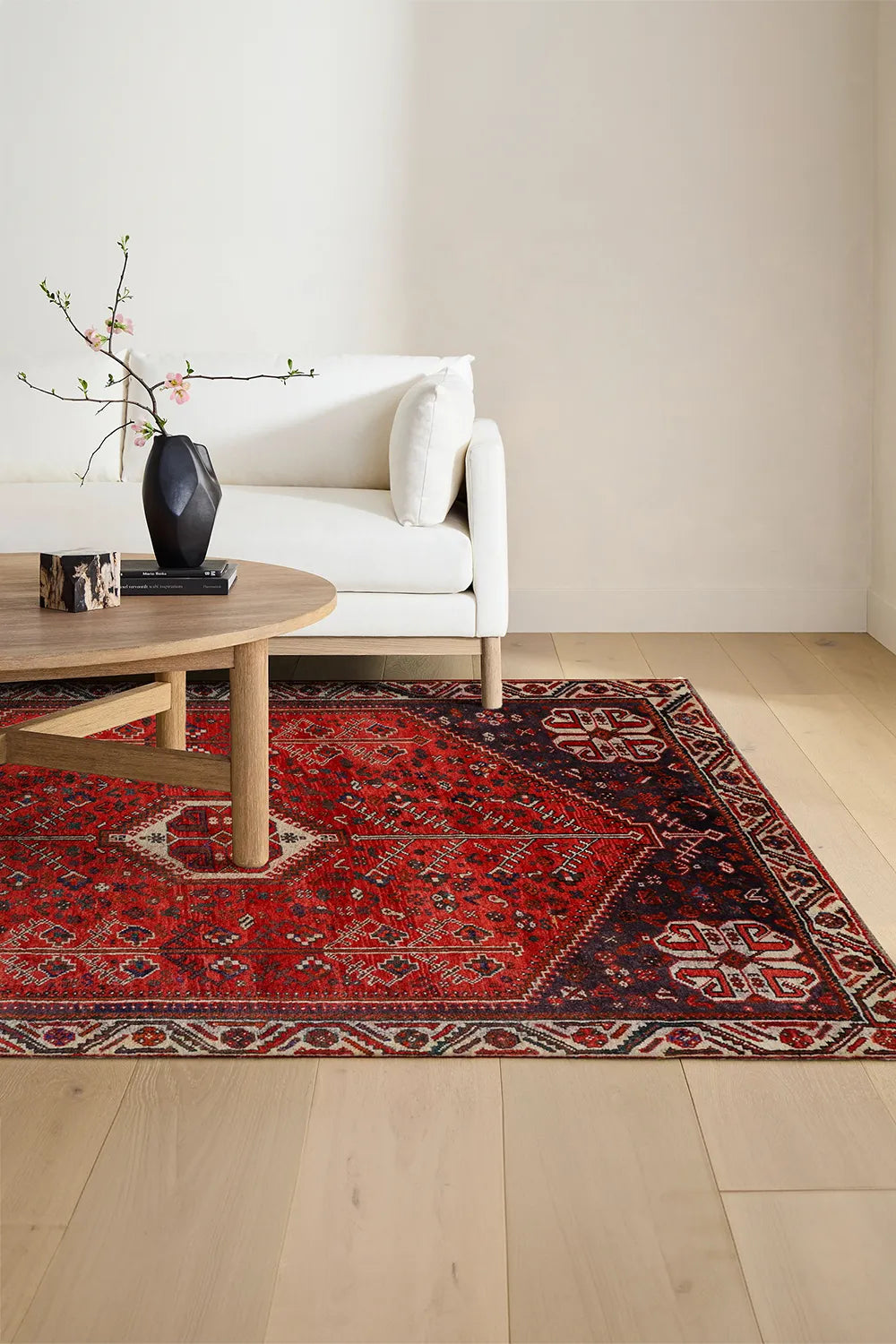 Shiraz Hand Knotted Wool Rug  293x204cm