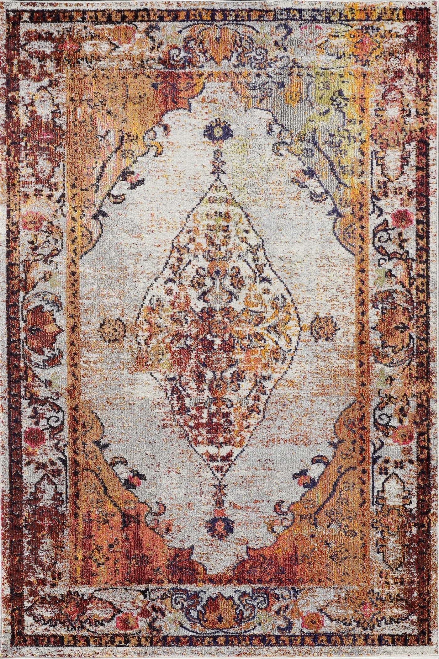 Harmony Traditional Rug - 105 Rust