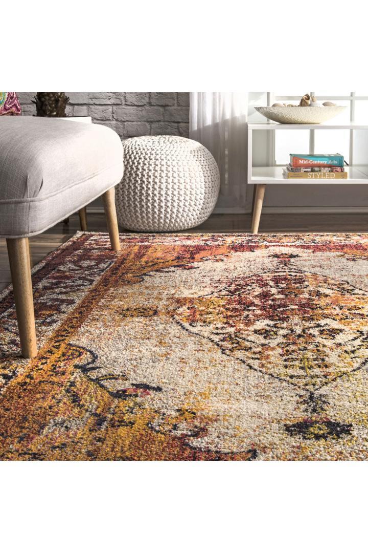 Harmony Traditional Rug 311-White-Ocean-Blue | Buy Rugs Online | Cyrus Rugs