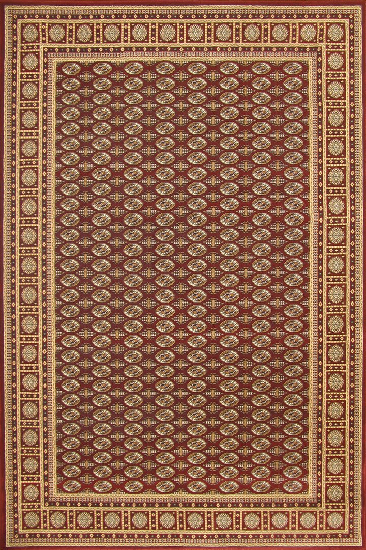 Hereke Traditional Oriental Rug Buhara-Red