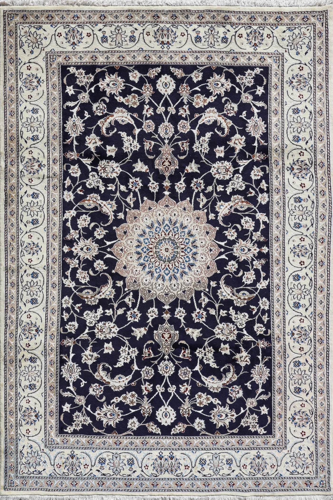 Nain - Persian Hand Knotted 100% Wool Rug - 295x198 cms