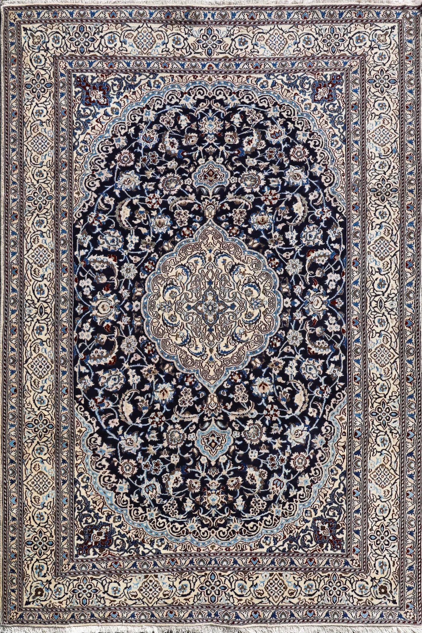Nain - Persian Hand Knotted Wool Rug - 290x190 cms