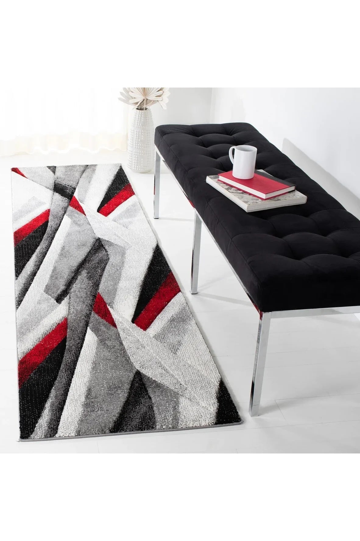 Fantasy Abstract Rug - 111 Red