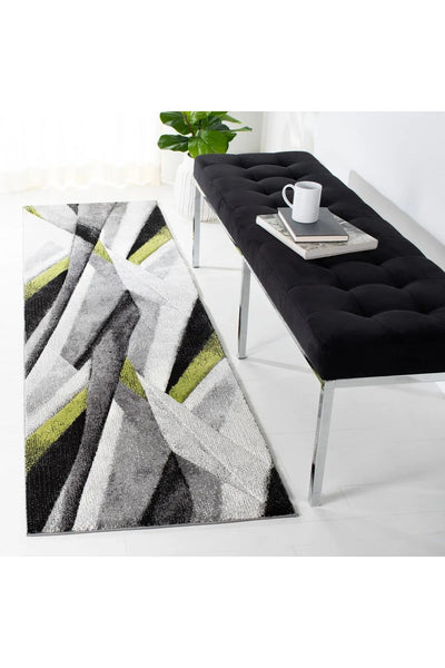 Fantasy Abstract Rug - 109 Green