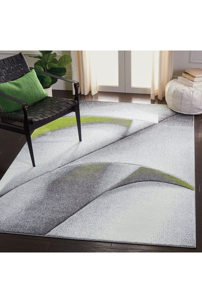 Fantasy Abstract Rug - 123 Green