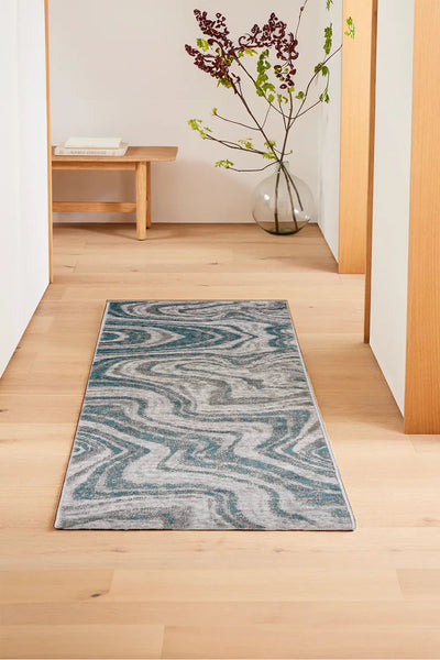 Hobart Distressed Rug - 105 Blue