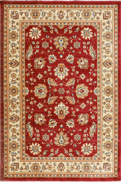 Marakesh Traditional Rug 1259 Red Ivory