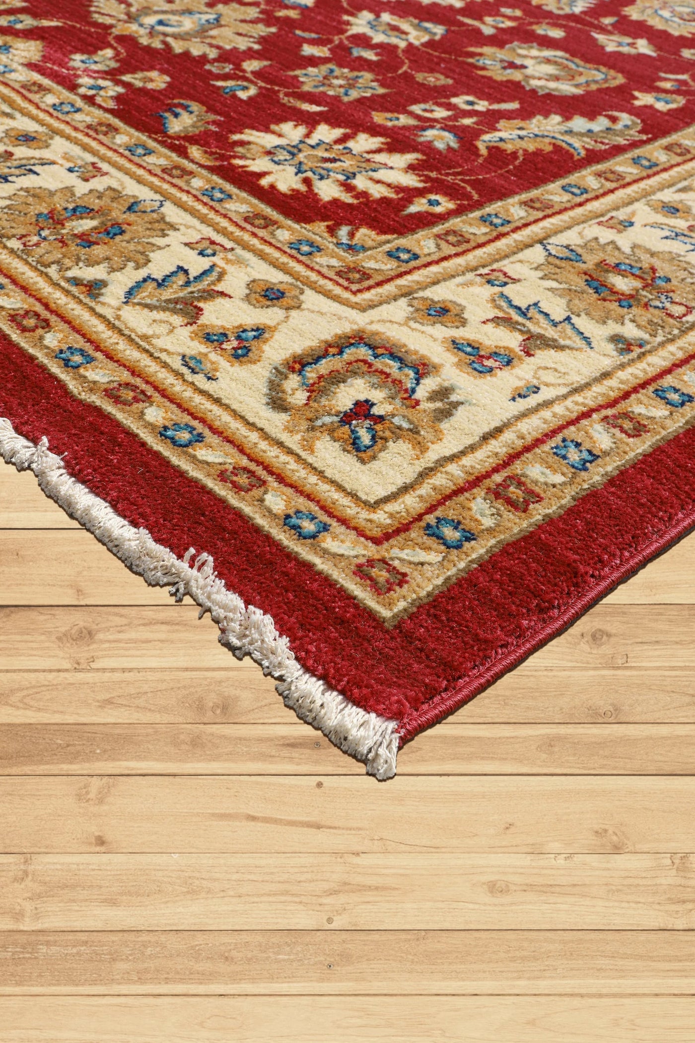 Marakesh Traditional Rug 1259 Red Ivory