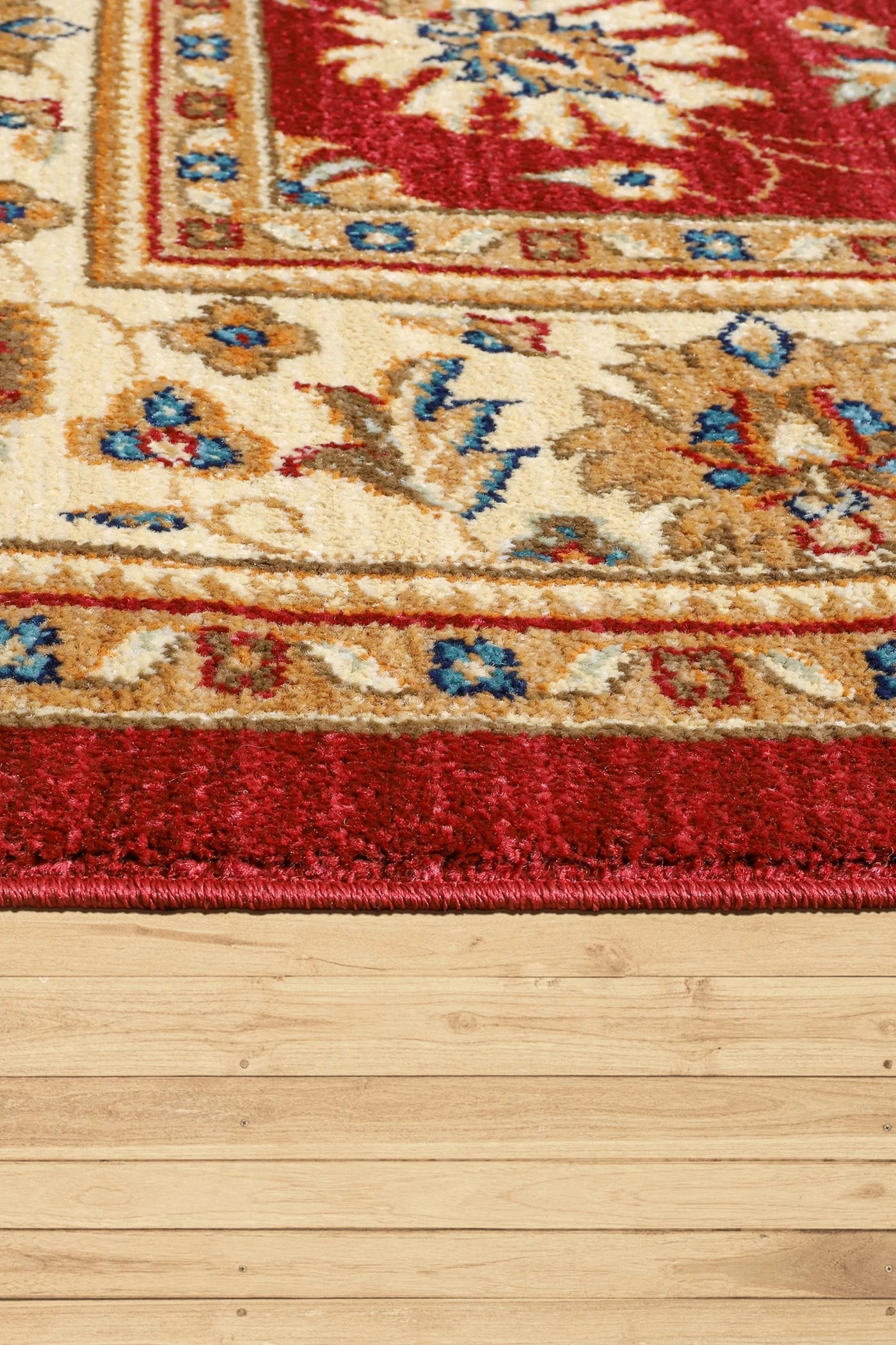 Marakesh Traditional Rug 1259 Red Ivory