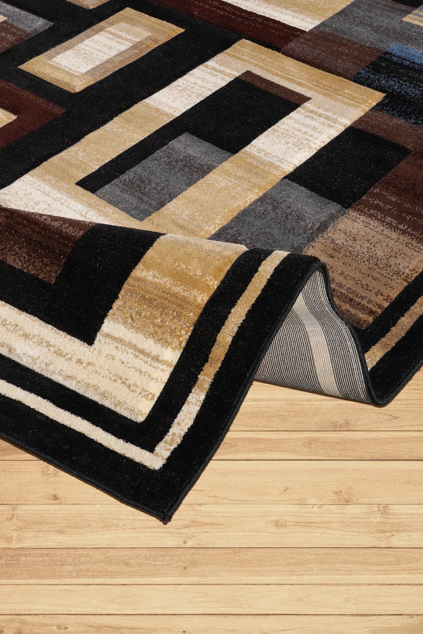 Pisa Abstract Rug - 115 Brown