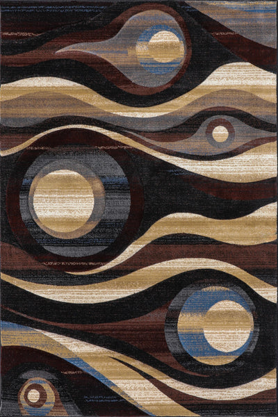 Pisa Abstract Rug - 103 Brown