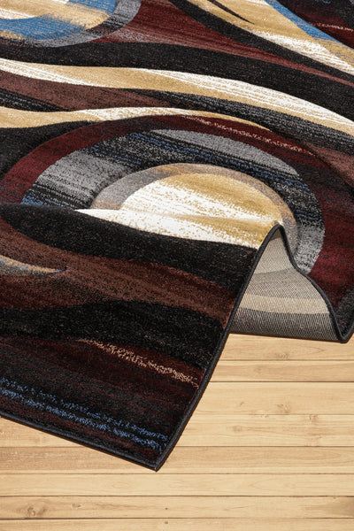 Pisa Abstract Rug - 103 Brown