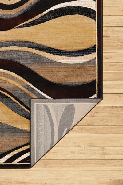 Pisa Abstract Rug - 120 Brown