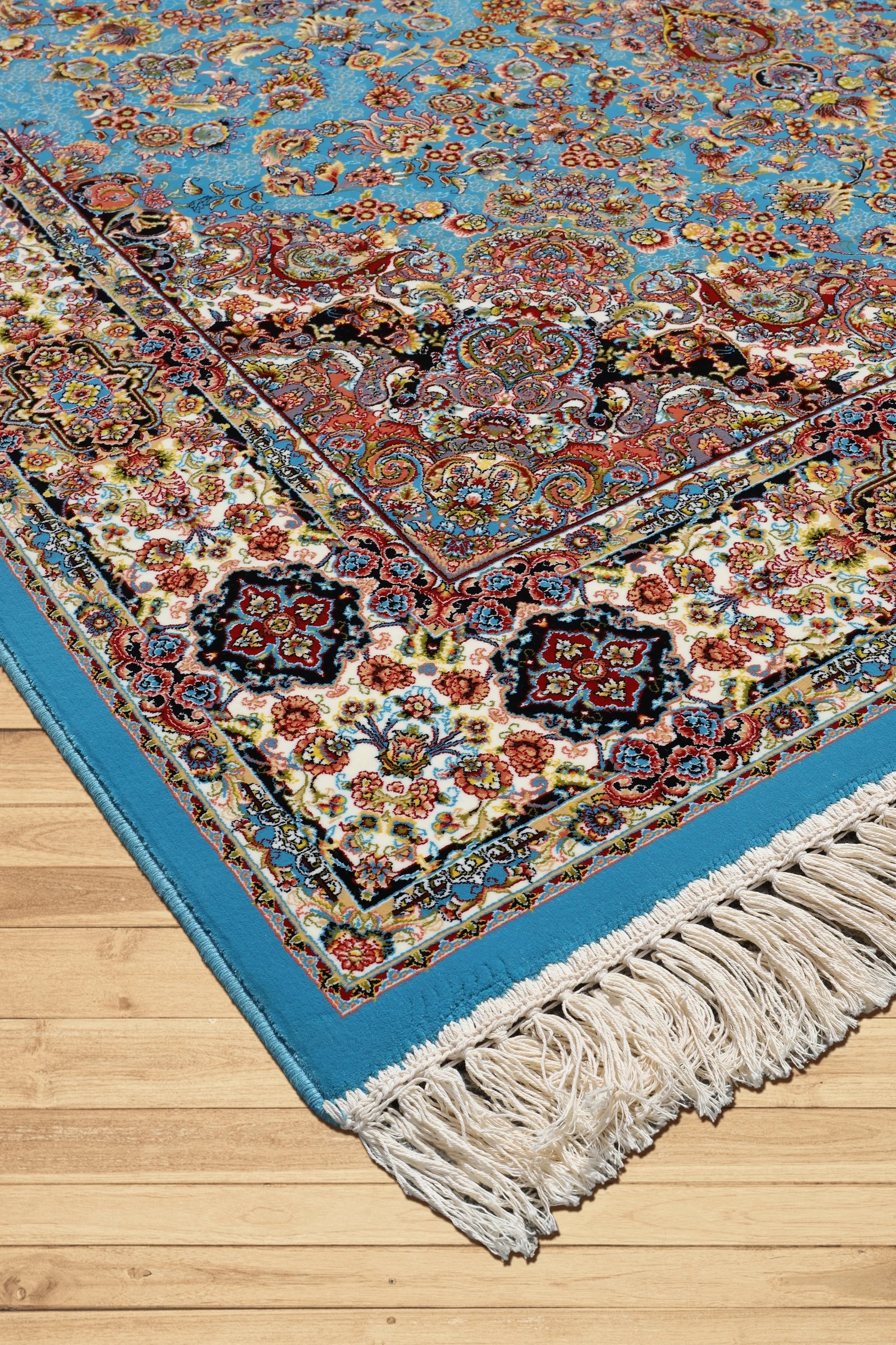Persico Traditional Medallion Rug 802001-Blue | Buy Rugs Online | Cyrus ...
