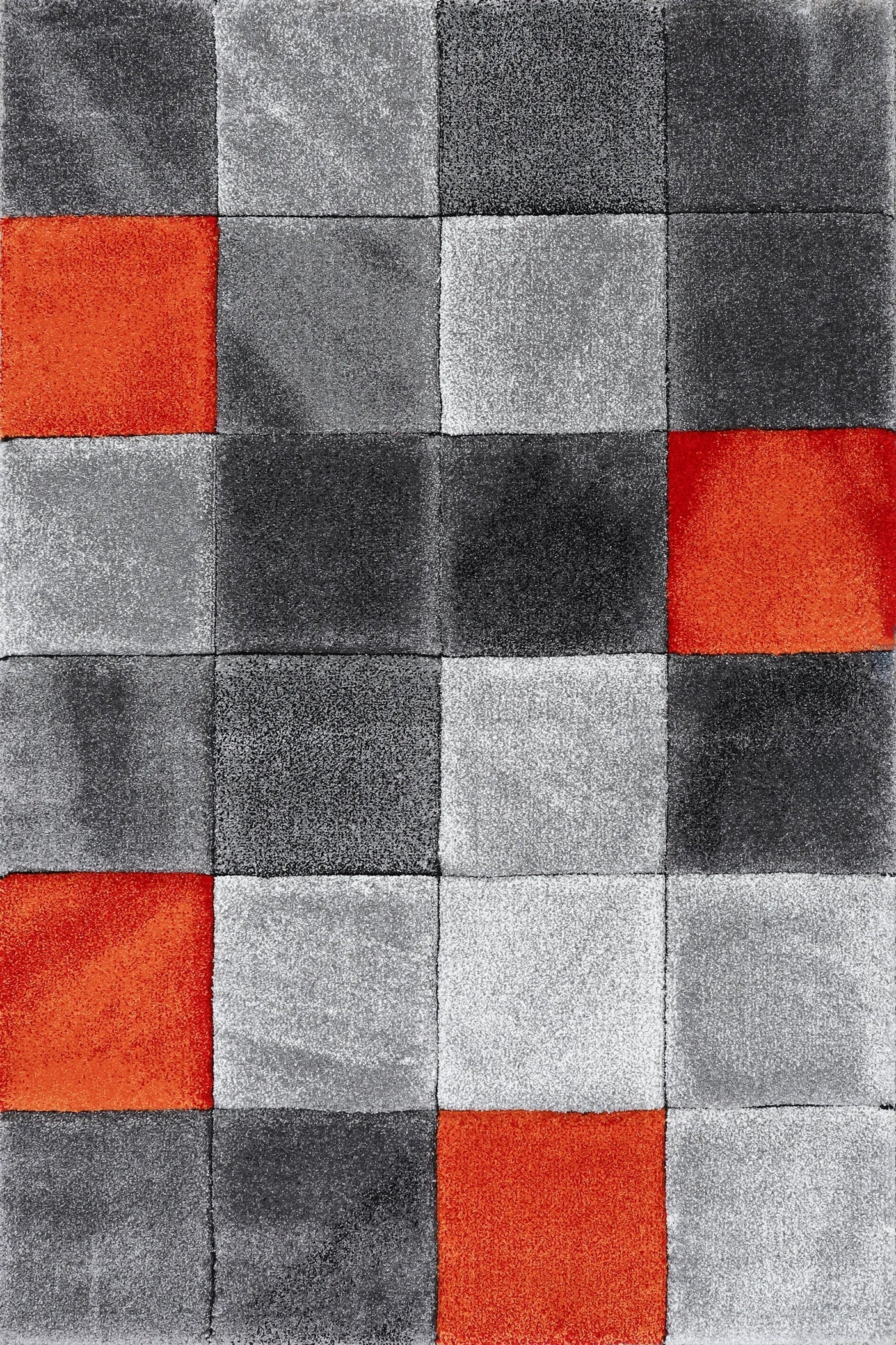 Love Abstract Rug - 123 Orange