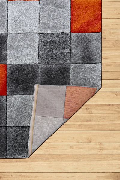 Love Abstract Rug - 123 Orange