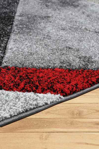 Love Abstract Rug - 119 Red