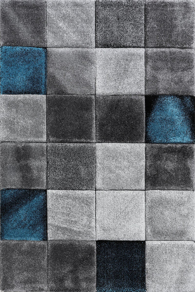 Love Abstract Rug - 121 Blue