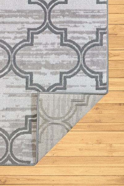 Adam Trellis Rug - 113 Grey