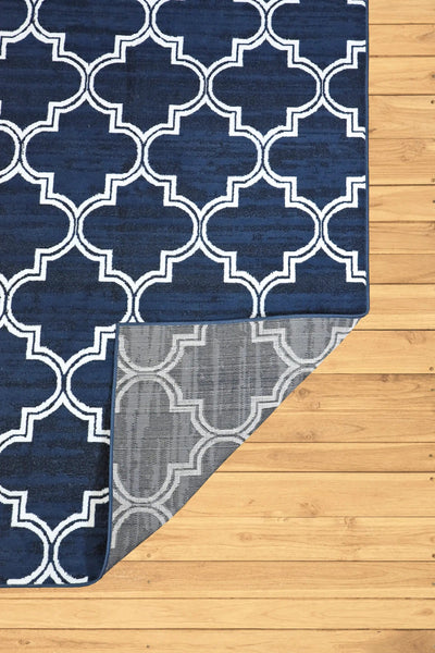 Adam Trellis Rug - 110 Blue