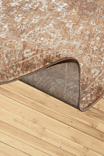 Madelaine Contemporary Abstract Rug - 107 Brown