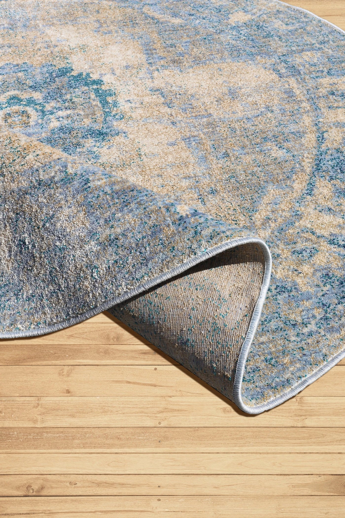 Madelaine Contemporary Abstract Rug - 132 Blue