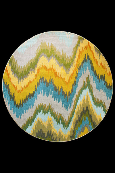 Kaleidoscope Chevron Rug - 101 Multicolours