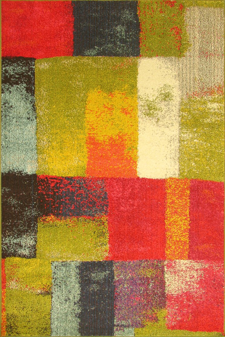 Kaleidoscope Chevron Rug - 104 Multicolours