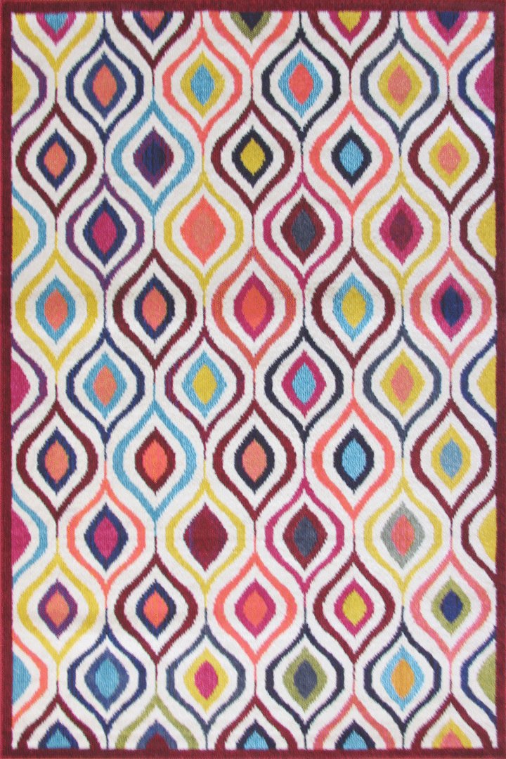 Kaleidoscope Abstract Rug - 114 Multicolours