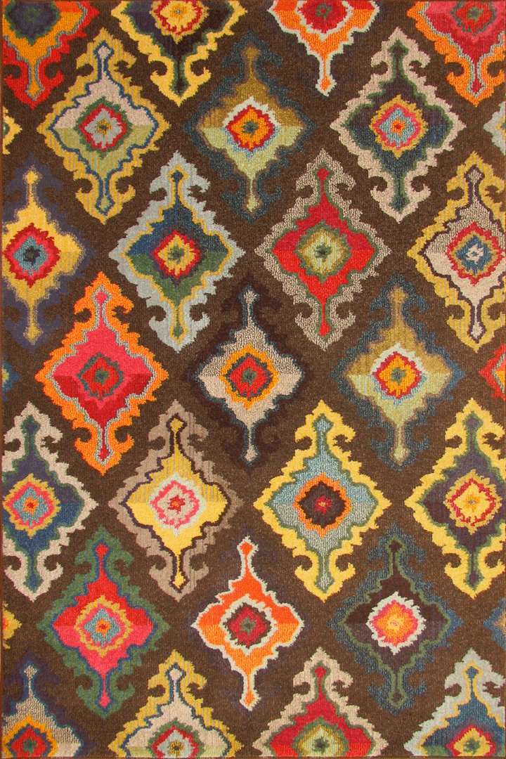 Kaleidoscope Retro Rug - 123 Multicolours