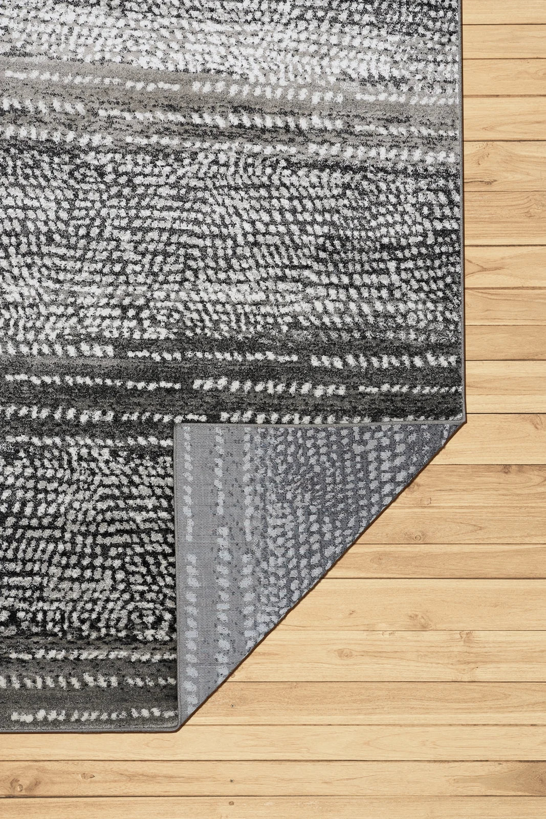 Kansas Contemporary Abstract Rug - 109 Grey