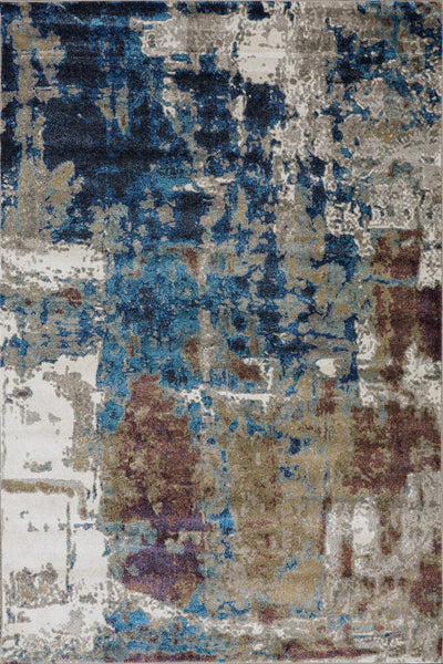 Kansas Contemporary Abstract Rug - 105 Multicolor