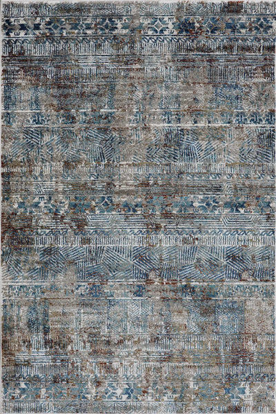 Kansas Contemporary Abstract Rug - 106 Brown