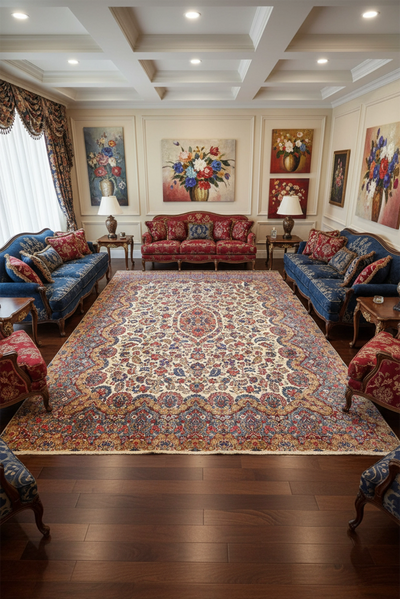Kerman Persian Handknotted Rug 530x350 cm