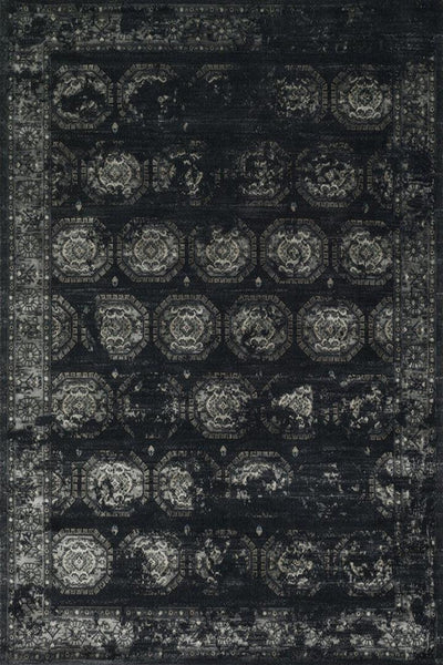 Lidia Distressed Rug - 101 Black