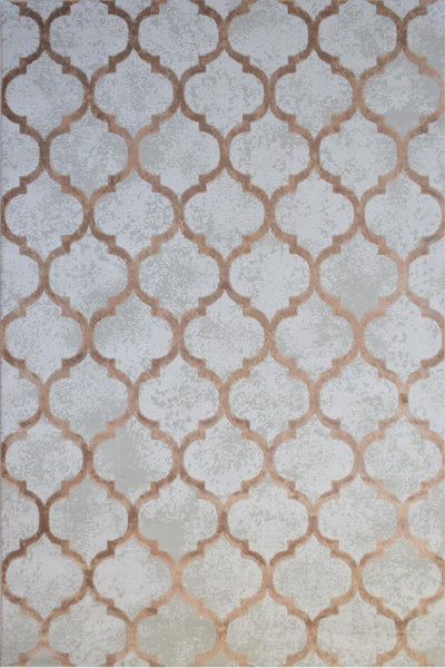 Loft Trellis Rug - 105 Rust