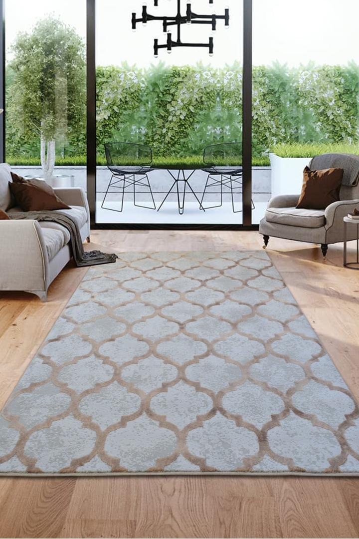 Loft Trellis Rug - 105 Rust