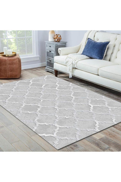 Loft Trellis Rug - 101 Grey
